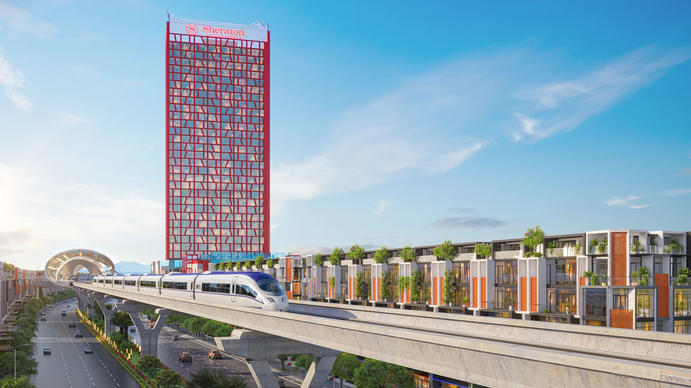 Phối cảnh khách sạn Sheraton 5 sao tại ION CITY